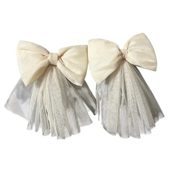 Antonio Melani x Born on Fifth Elle Satin
Tulle Bow Back Heels Black Size 7.5 - Picture 4 of 5